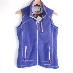 Double Diamond Thermal Fleece Vest Zip Front